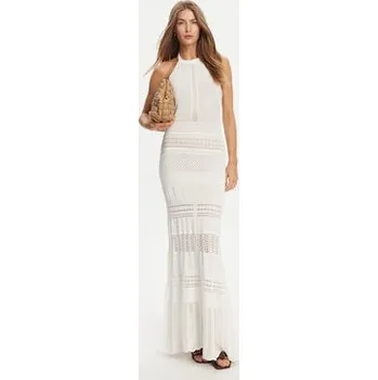 Dámské šaty TWINSET Úpletové šaty 251TT3105 Écru Slim Fit M