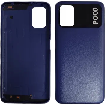 Náhradní kryt pro mobilní telefon KRYT BATERIE ZADNÍ PANEL XIAOMI Poco M3 MODRÝ
