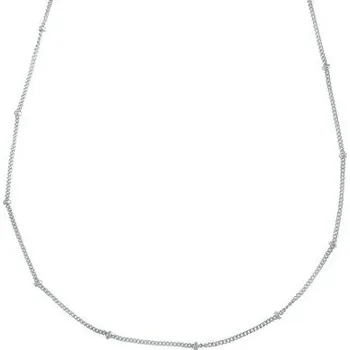 Řetízek Stříbrný řetízek pancr s kuličkami délka řetízku 40cm