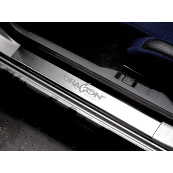 Tuning Ochranné kryty prahů Dragon, nerez, Škoda Fabia I, 1999 - 2007, Limousine / Combi / Sedan