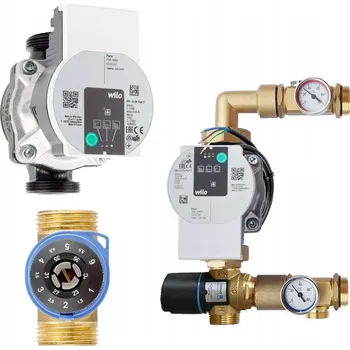 rozdělovač topení Míchací sada pro rozdělovač, čerpadlo Wilo, ventil Afriso 2,5 m3/h