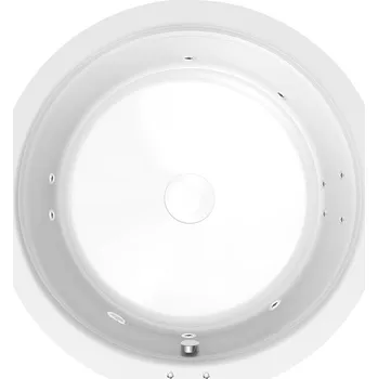 Vana OBLO hydromasážní vana, 165x48cm, Active Hydro, chrom