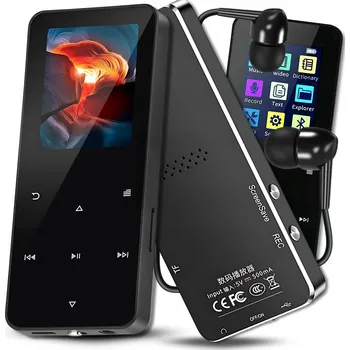 MP3 MP4 Přehrávač 16GB Bluetooth Reproduktor Rádio ČTEČKA Diktafon Sluchátka