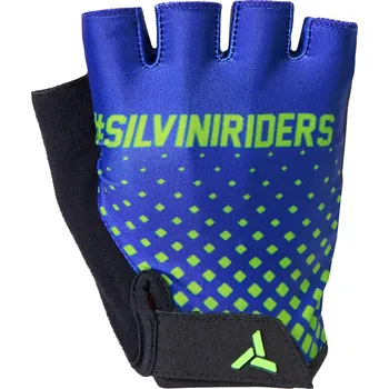 Cyklistické rukavice Dětské cyklistické rukavice Silvini Gaioni blue/neon Žlutá 13-14