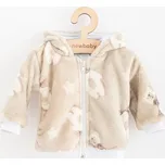 NEW BABY Kojenecká Wellsoft zimní mikinka s kapucí Polar Bear - vel. 86 (12-18m)