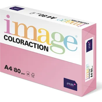 Barevný papír Image ColorAction A4 80 g č.PI25 Coral (starorůžová) 50 listů