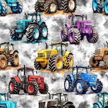 Úplet, Různobarevné velké traktory (E) (Top kvalitní úplet Bella digitisk)