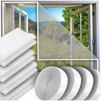 Síť proti hmyzu Síť proti hmyzu do okna Dekorstar bílá polyesterová 150 cm x 180 cm