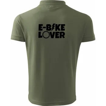 Pánská košile E-bike lover - Polokošile pánská Pique Polo 203 - S ( Khaki )