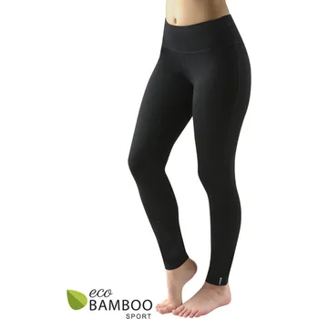 Dámské legíny Dámské legíny dlouhé sportovní ECO Bamboo Sport - černá - M/L