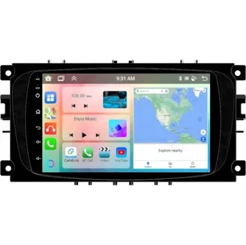 Autorádio ANDROID AUTO GPS RÁDIO FORD FOCUS MONDEO S-MAX CARPLAY WIFI USB 6GB 128GB