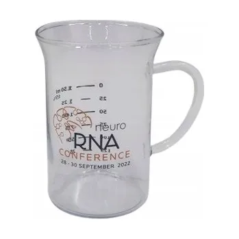 Sklenice Kádinka nízká s uchem sklo 150 ml