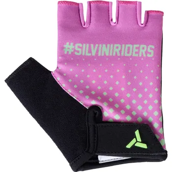 Dětské cyklistické rukavice Silvini Gaioni blush/green Žlutá 13-14