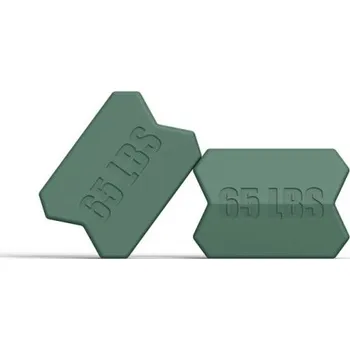 Silikonový čelistní posilovač pro tvarování žvýkacích svalů ve čtyřech variantách odporu a barvy pro různé úrovně tréninku čelisti zelená