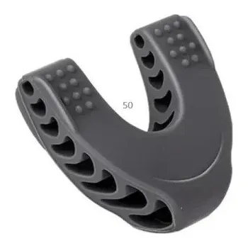 Silikonový čelistní posilovač v různých stupních odporu pro efektivní trénink čelisti a obličejových svalů pro muže i ženy šedá