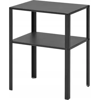 Noční stolek IKEA KNARREVIK noční stolek černý 42x34 cm