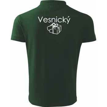 Pánská košile Vesnický balík - Polokošile pánská Pique Polo 203 - 4XL ( Lahvově zelená )