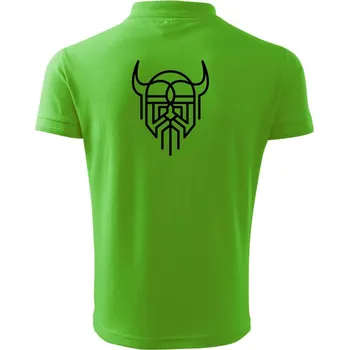 Pánská košile Viking logo - Polokošile pánská Pique Polo 203 - 5XL ( Apple Green )
