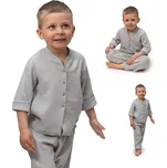 ESITO Dětská mušelínová košile Luca Dove Grey Velikost: 92