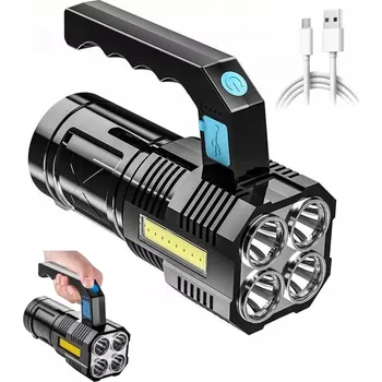 Multifunkční LED Taktická Svítilna