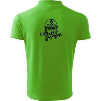 Pánská košile Fichtl Gang! - Polokošile pánská Pique Polo 203 - 4XL ( Apple Green )
