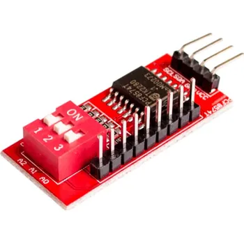Elektronická stavebnice I/O Expander I2C PCF8574 barva: červená