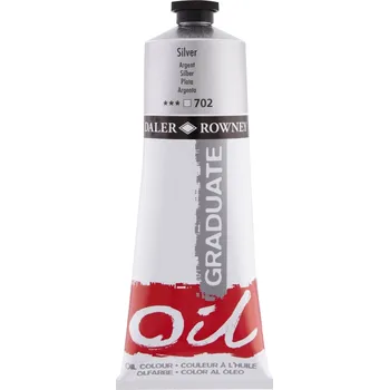 Olejová barva Daler Rowney Graduate Olejová barva Silver 200 ml 1 ks