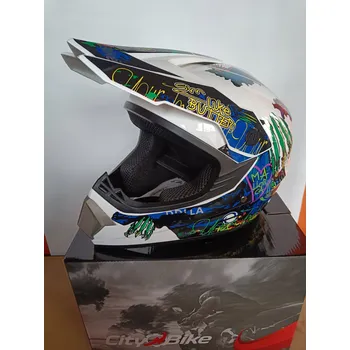 Helma na motorku LEHKÁ CROSSOVÁ PŘILBA NA ENDURO QUAD ATV CROSS XL