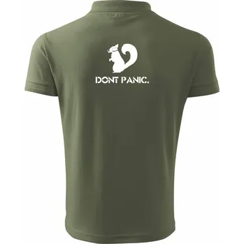 Pánská košile Dont panic - Polokošile pánská Pique Polo 203 - 5XL ( Khaki )