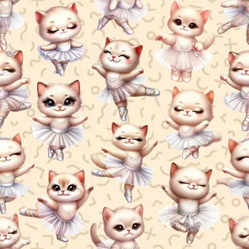 Úplet, Kočičí baletky (E) (Top kvalitní úplet Bella digitisk)