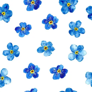 Úplet, Modrá kvítečka (E) (Top kvalitní úplet Bella digitisk)