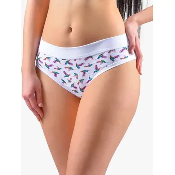 Kalhotky Tanga francouzská - černá fialová - 34/36