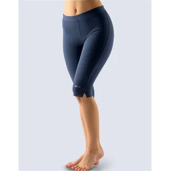 Dámské legíny Dámské capri jednobarevné - lékořice - XL