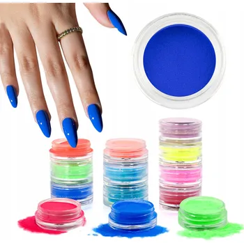 Přípravek na nehty Akrylový prášek Allepaznokcie žlutý 3ml