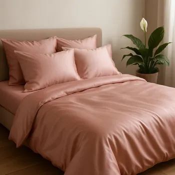 Povlečení Nopala Hedvábný povlak na přikrývku, barva růžová, rozměr 135x200