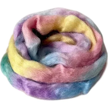 Ovčí rouno Ovčí rouno česané - rainbow