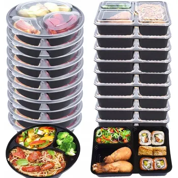 Dóza na potraviny NÁDOBY MEAL PREP BOX NA JÍDLO PRO SKLADOVÁNÍ POTRAVIN 20 ks