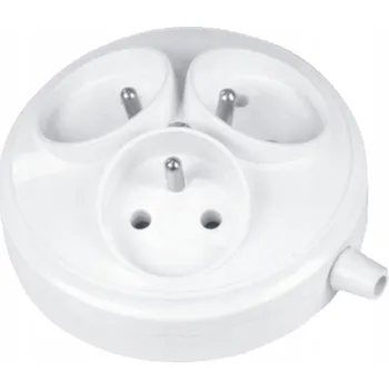 Elektrická zásuvka Elektrická Zásuvka přenosná podlahová Orno bílá