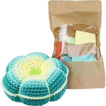 Pro Háčkování Sada na výrobu jehelníčku - odstíny zelené, žluté