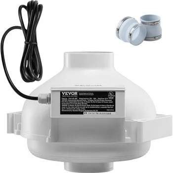 Vzduchotechnika Ventilátor do ventilátoru Vevor DFSDJ4INCH19V 114 mm