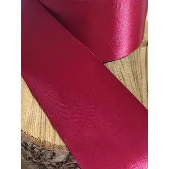 Stuha Atlasová stuha šíře 50 mm barva bordo