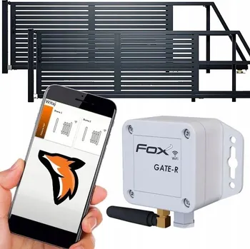 vypínač Dvoukanálový ovladač brány a branky s WiFi ovládáním přes aplikaci F&F FOX NICE