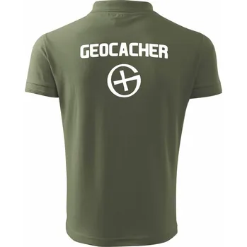 Pánská košile Geocacher point - Polokošile pánská Pique Polo 203 - XL ( Khaki )