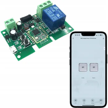 IP kamera Reléový ovladač 1kanálový TUYA WiFi Beznapěťový modul pro kotel