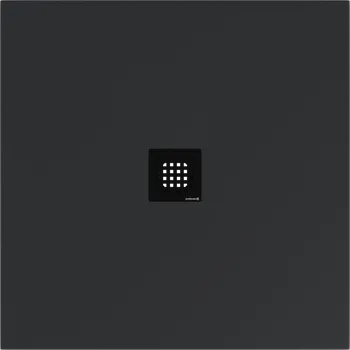 Sprchová vanička FLEXIA vanička z litého mramoru s možností úpravy rozměru, 100x100cm, antracit mat