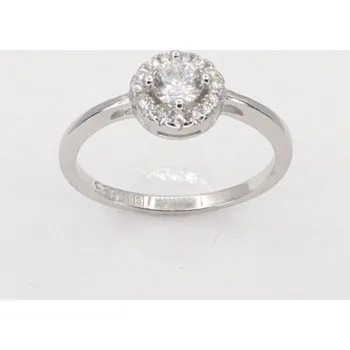 Prsten Stříbrný prsten s kamenem