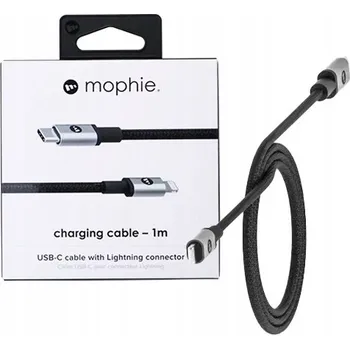 Datový kabel Kabel Mophie USB typ C - Apple Lightning 1 m černý