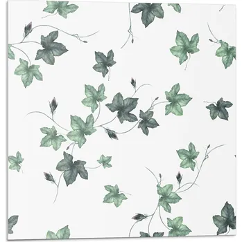Obraz Samolepicí obkladové dlaždice na zeď do obýváku - Listy na světlém pozadí 20x20x20 cm