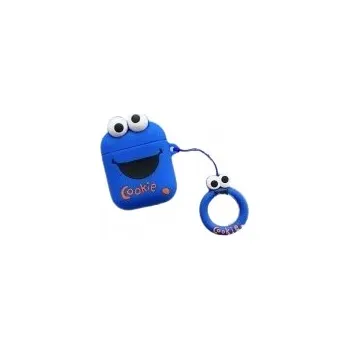 Příslušenství pro sluchátka Pouzdro na sluchátka Airpods 1/2 - Cookie Monster Modré