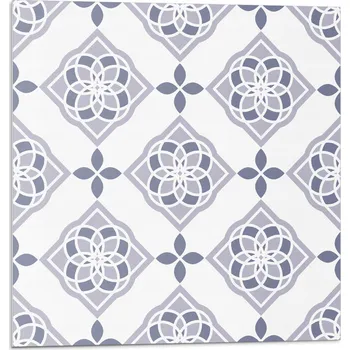 Dlažba Samolepicí vinylové dlaždice do kuchyně - geometrický vzor kosočtverce 20x20x20 cm